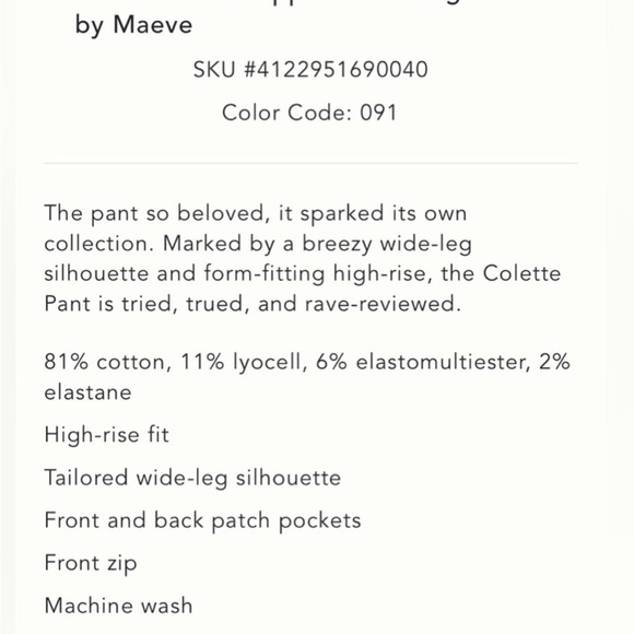 Maeve Dark Blue Colette Shu Cropped Wide Leg Jeans - Picture 8 of 9